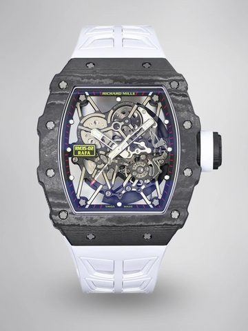 ZF Factory Richard Mille RM 35-02 Rafael Nadal Carbon Fiber Red Bezel V7 Super Clone Watch