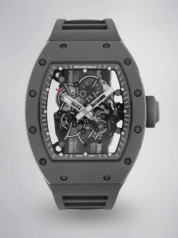 Replica Richard Mille RM 055 Bubba Watson Super Clone Watch – Titanium Full Grey Edition