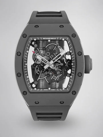 Replica Richard Mille RM 055 Bubba Watson Super Clone Watch – Titanium Full Grey Edition