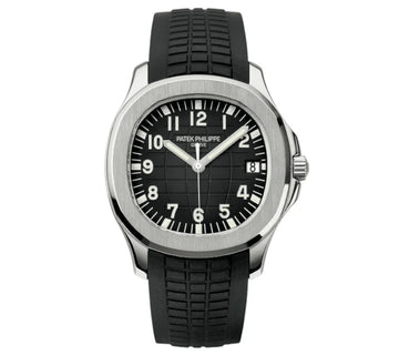 Patek Philippe Aquanaut Black Dial 41 mm Rubber Strap Men's Watch