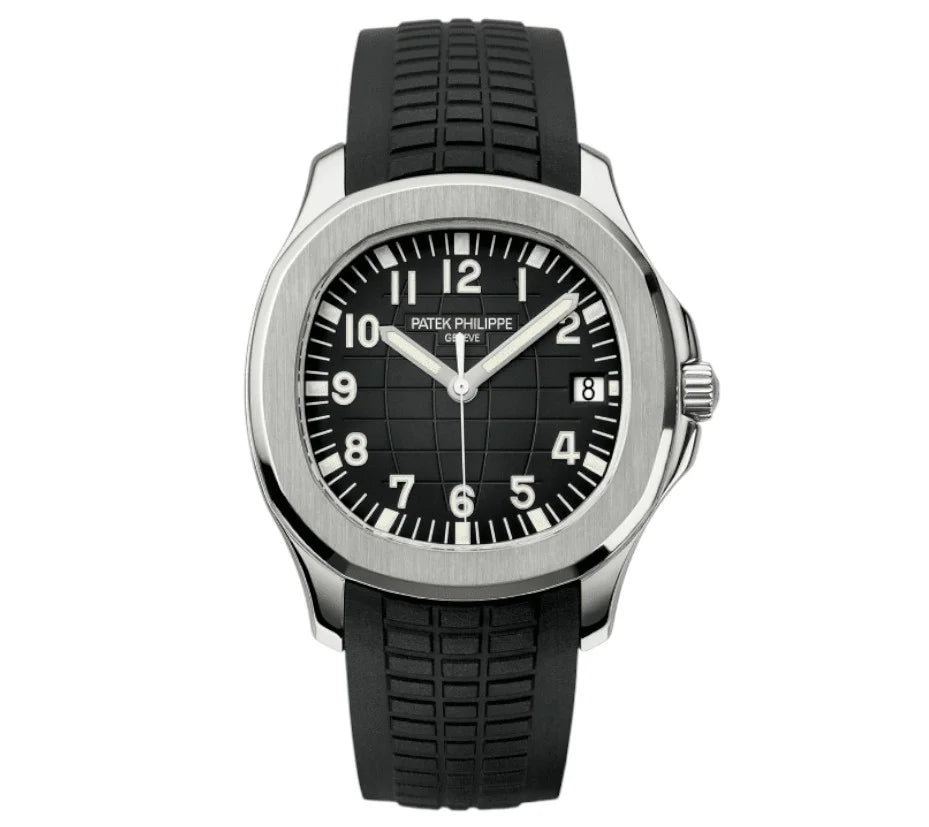 Patek Philippe Aquanaut Black Dial 41 mm Rubber Strap Men's Watch