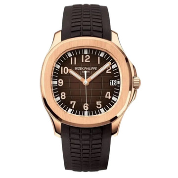 Patek Philippe Aquanaut Brown Dial 41 mm Rubber Strap Men's Watch