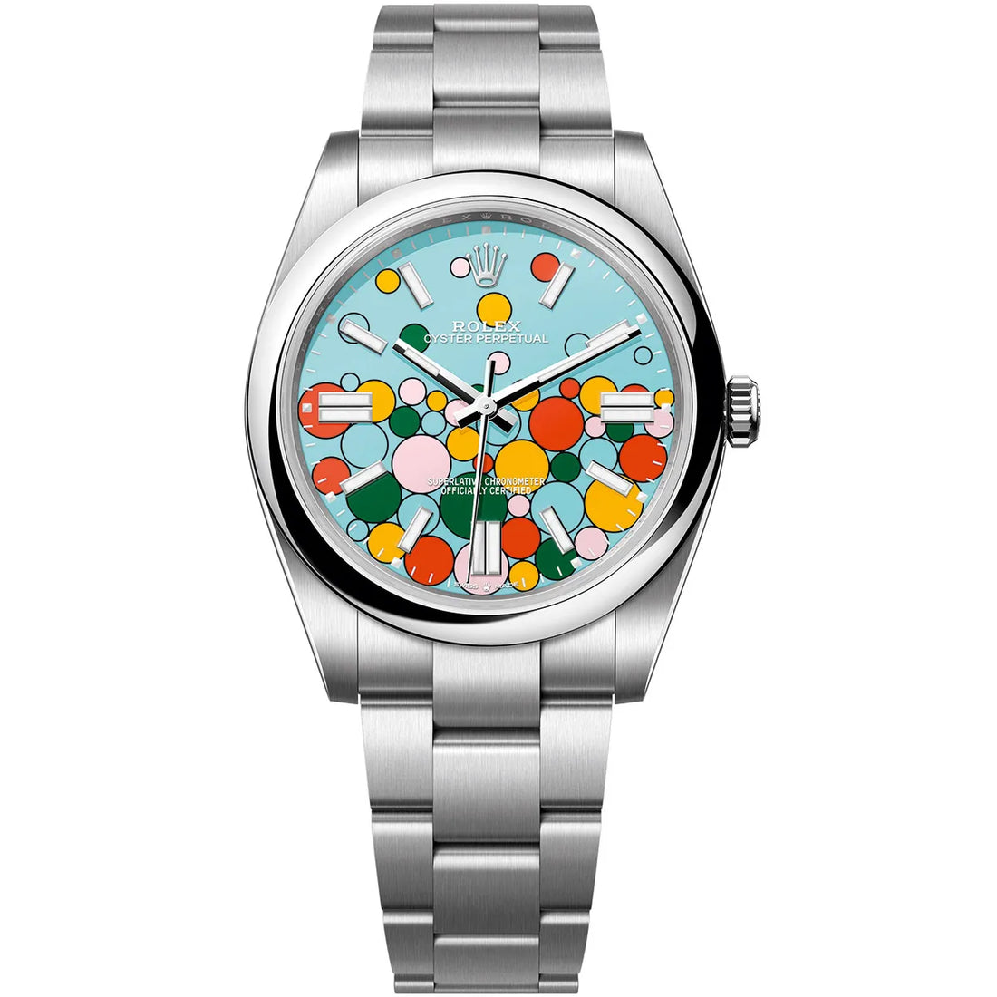 Rolex Perpetual 41 mm Metal Bracelet Men's Watch (Ref. 055)