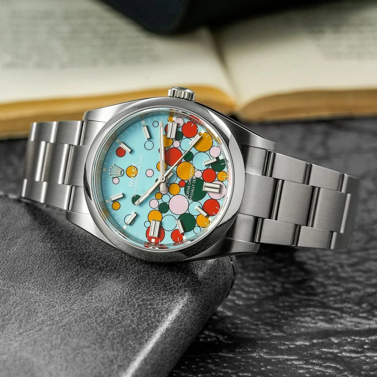 Rolex Perpetual 41 mm Metal Bracelet Men's Watch (Ref. 055)