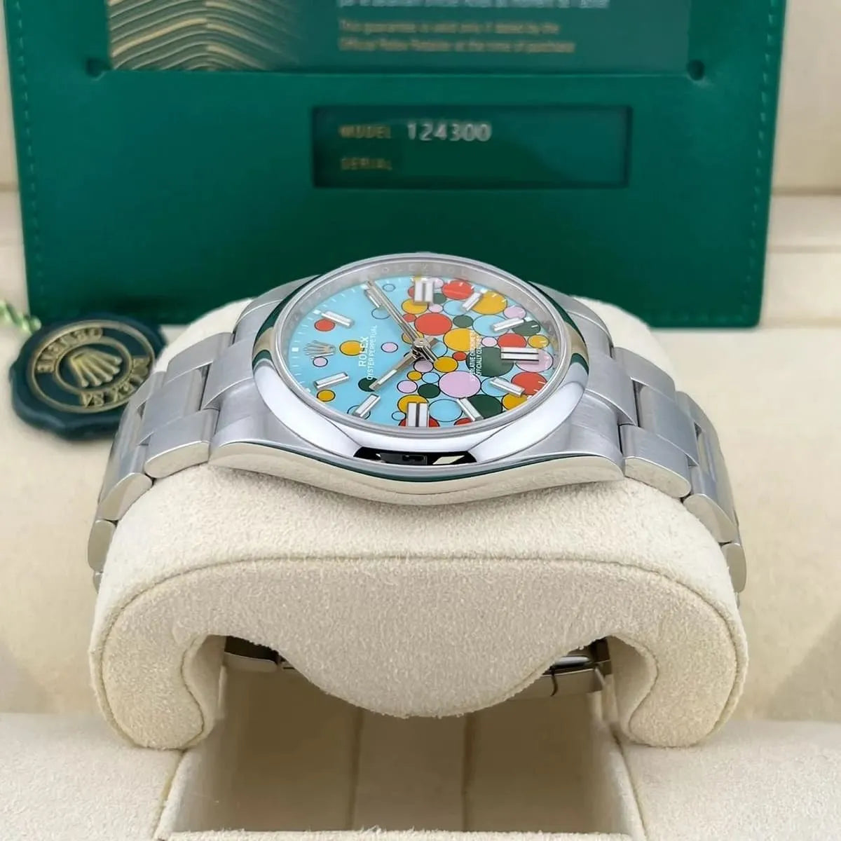 Rolex Perpetual 41 mm Metal Bracelet Men's Watch (Ref. 055)
