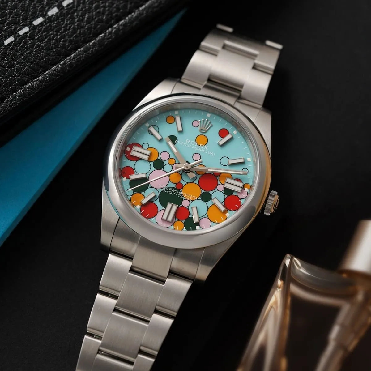Rolex Perpetual 41 mm Metal Bracelet Men's Watch (Ref. 055)