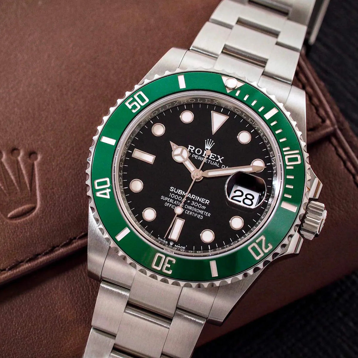 Rolex Submariner Black Dial 41 mm Metal Bracelet Men's Watch (Ref. 071)