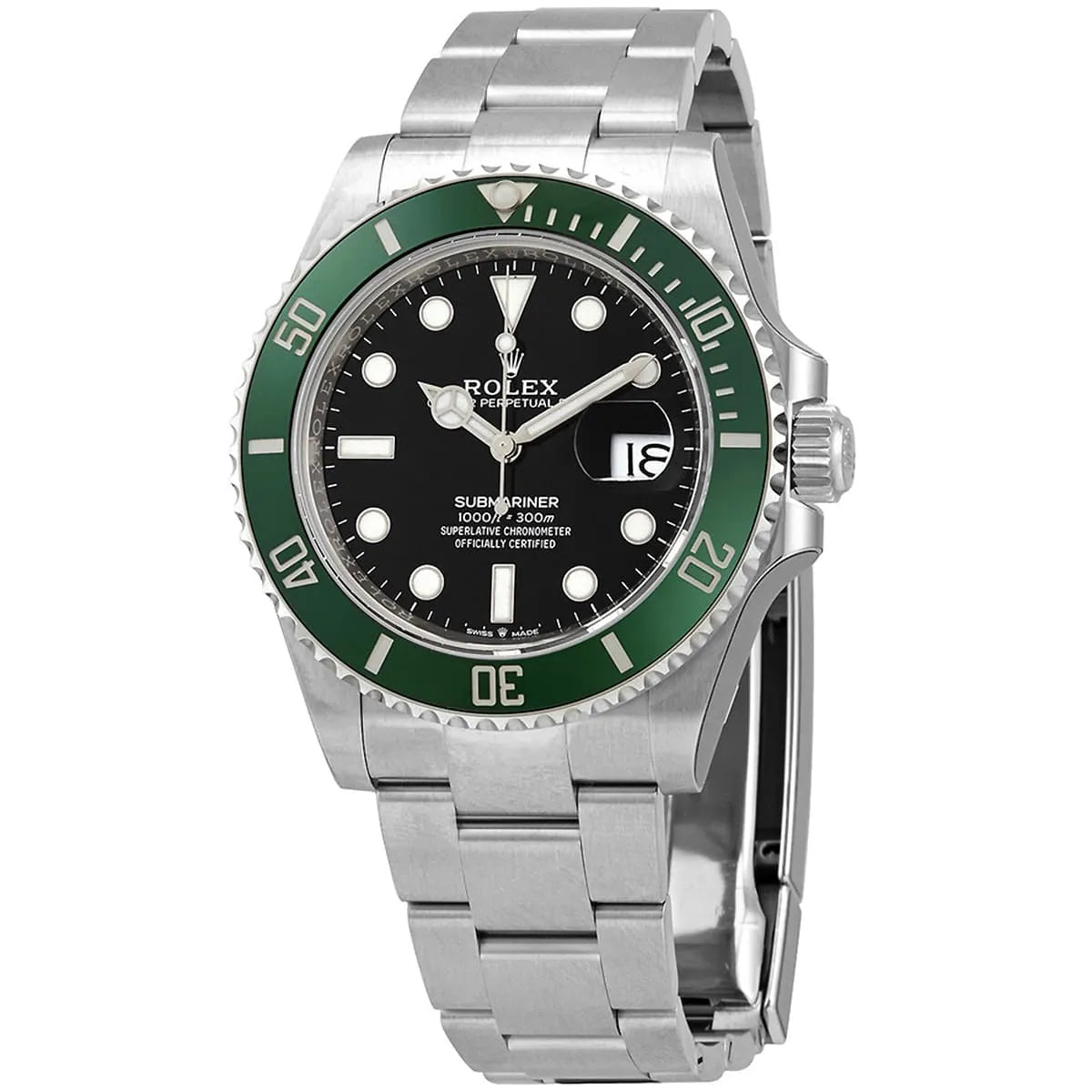 Rolex Submariner Black Dial 41 mm Metal Bracelet Men's Watch (Ref. 071)