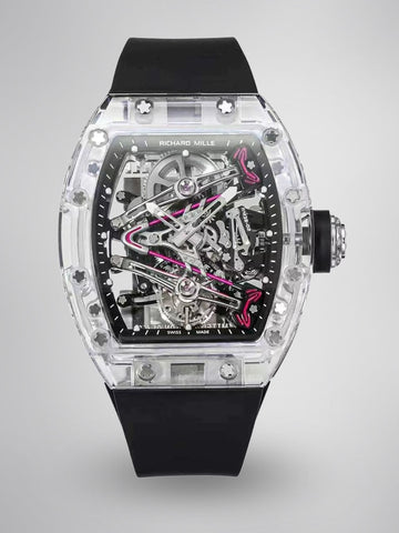 Richard Mille RM 38-02 Tourbillon Replica Watch – Transparent Crystal Case