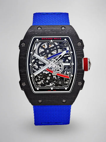 UMI RM67-02 Carbon Fiber 7.8mm Ultra-Thin 1:1 Super Clone Mechanical Watch Integrated Movement