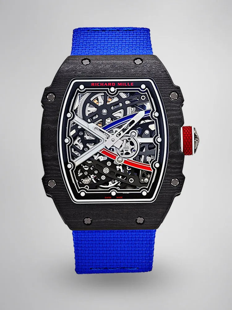 UMI RM67-02 Carbon Fiber 7.8mm Ultra-Thin 1:1 Super Clone Mechanical Watch Integrated Movement