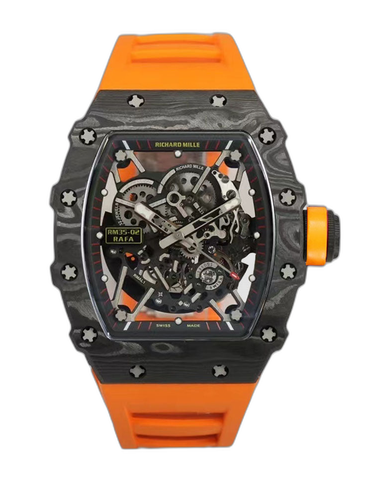 Replica Richard Mille RM 35-02 Super Clone Watch with Carbon Case