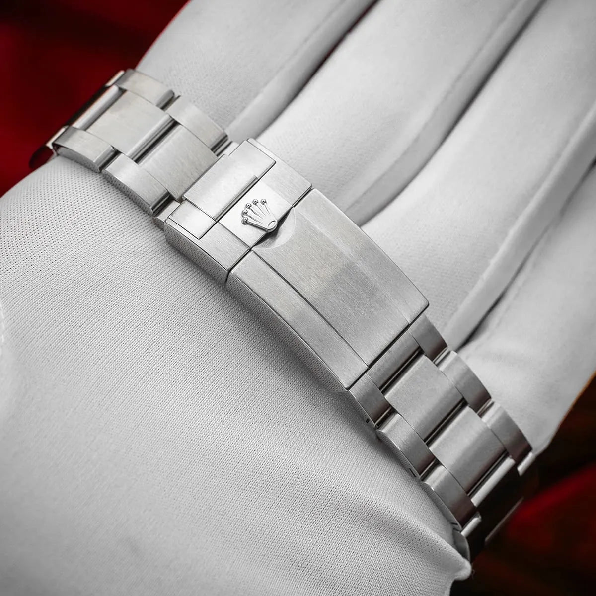 Rolex Explorer II White Dial Metal Bracelet Men's Watch