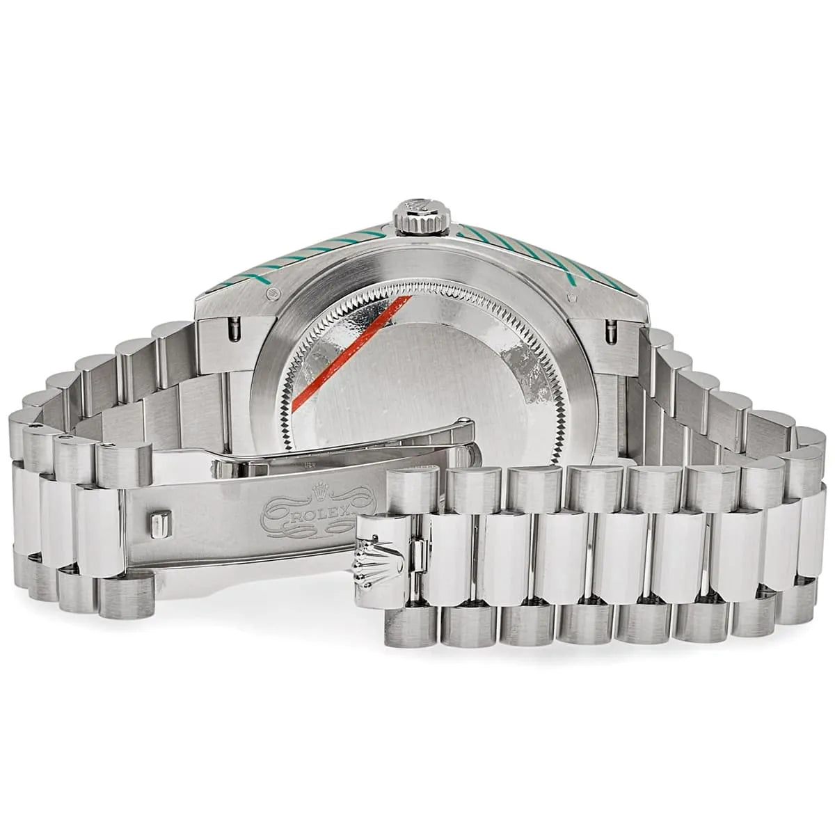 Rolex Day-Date Green Dial 36 mm Metal Bracelet Men's Watch (Ref. 018)