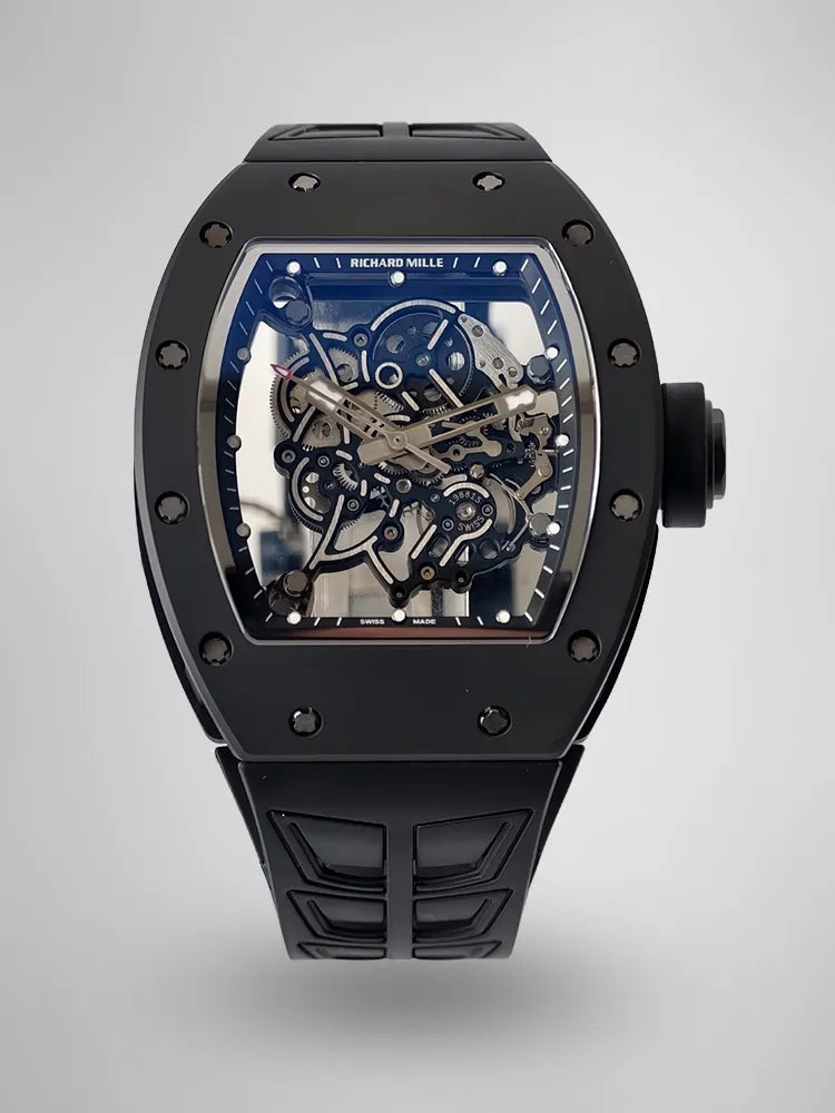 UMI Richard Mille RM 055 Bubba Watson Black Ceramic Skeleton RMUL2 Super Clone Watch