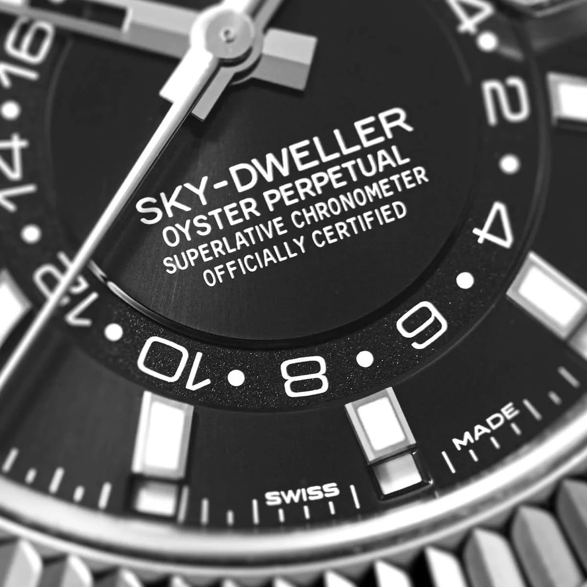 Rolex Sky-Dweller Black Dial 43 mm Metal Bracelet Men's Watch (Ref. 051)