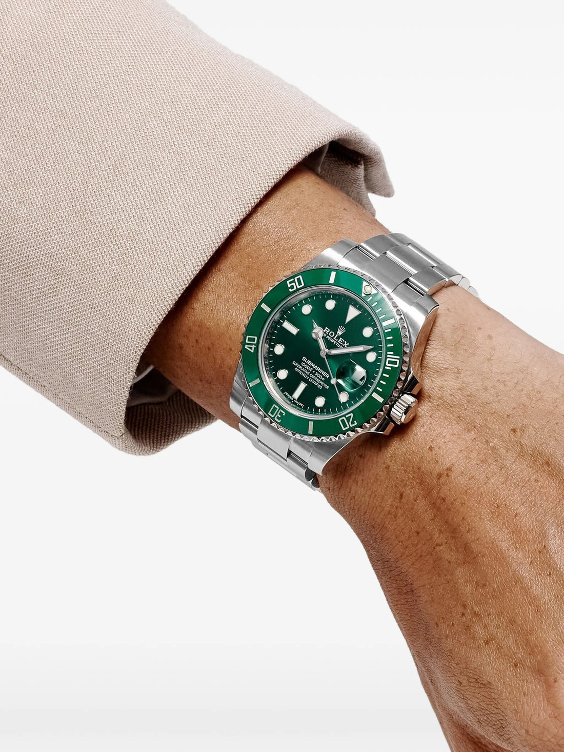 Rolex Submariner Green Dial 41 mm Metal Bracelet Men's Watch