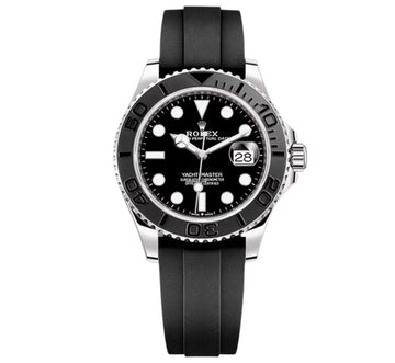 Rolex Rubber Yacht-Master Black Dial Men's Watch (Ref. 067)