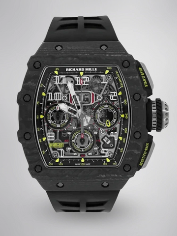 Super Clone RM11-03 Black Magic Richard Mille NTPT Carbon Fiber Full Skeleton RMAC3