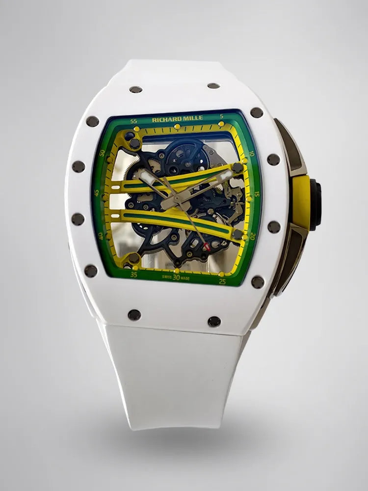UMI Replica Richard Mille RM 61-01 Yohan Blake White Ceramic RMUL2 Movement