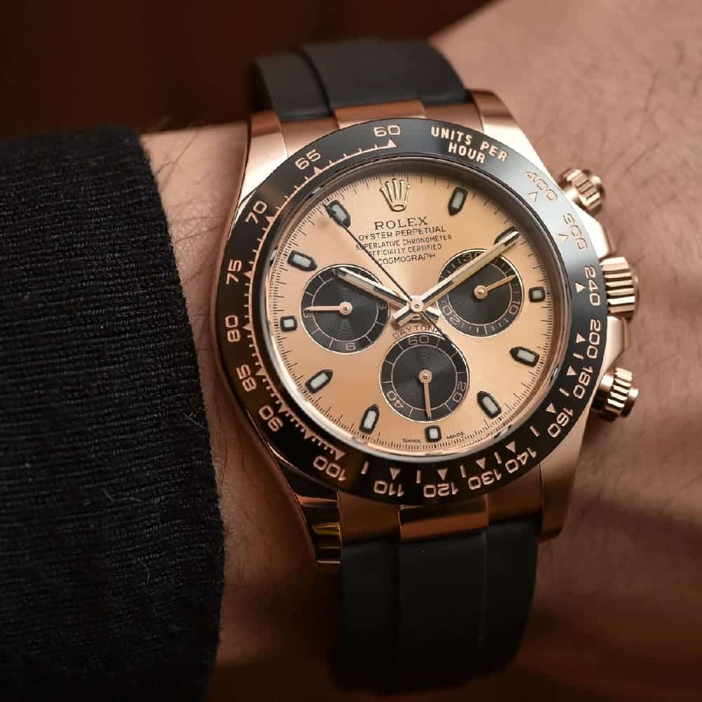 Rolex Daytona Rubber Brown Dial 42 mm Men's Watch (Ref. 106)