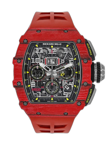 Richard Mille RM 11-03 Red Carbon Fiber Full Skeleton RMAC3 Automatic Replica Watch