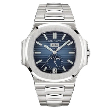 Patek Philippe Nautilus Blue Dial 41 mm Stainless Steel Bracelet Men's Watch (Ref. V3)