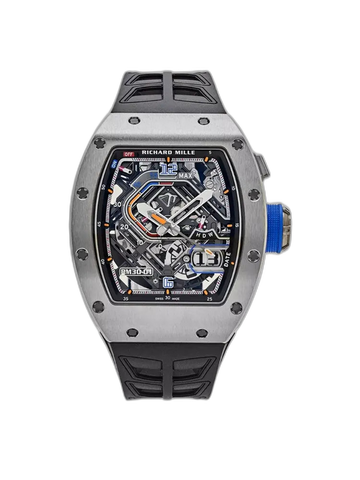 Richard Mille RM 30-01 Replica Skeleton Dial Black Rubber Strap Luxury Sports Wristwatch