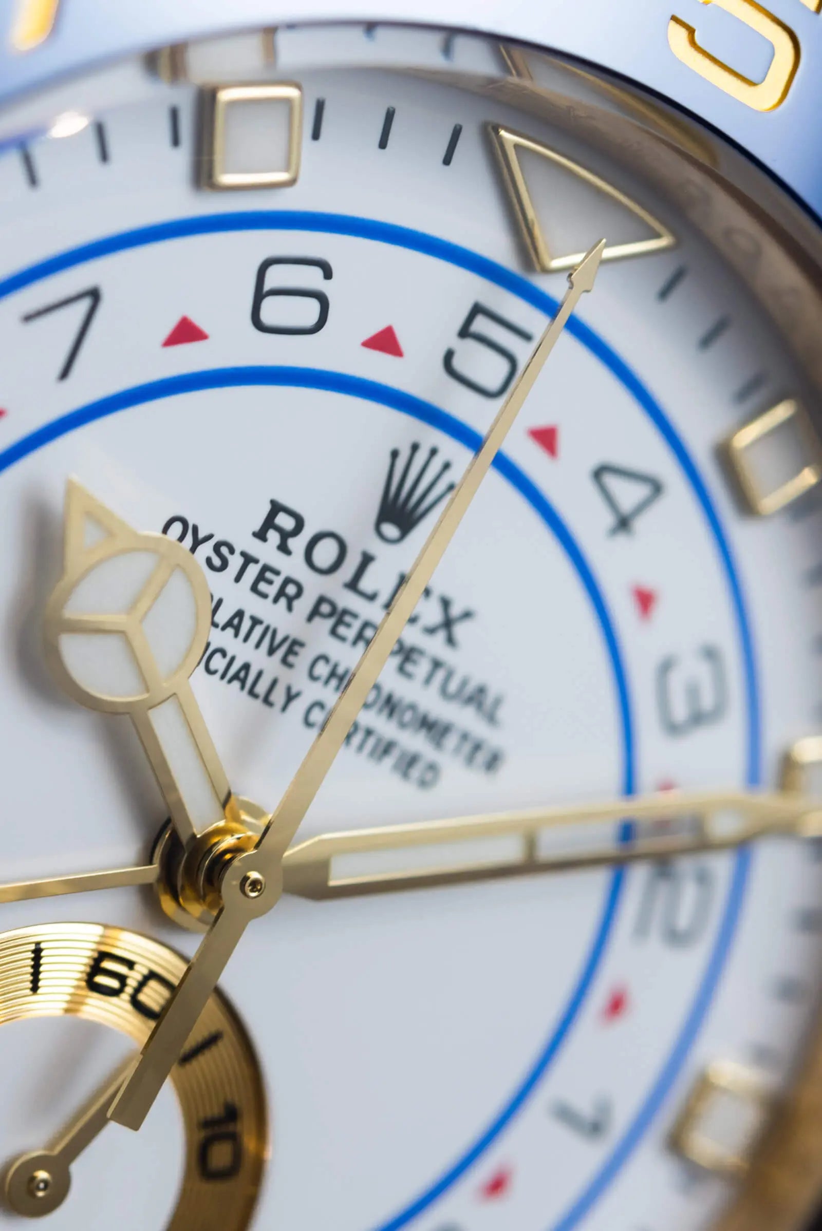 Rolex Yacht-Master II White Dial 44 mm Metal Bracelet Men's Watch (Ref. 084)
