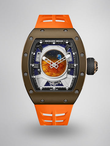 Richard Mille RM52-05 Pharrell Williams Brown Cermet Tourbillon 50mm Replica Watch