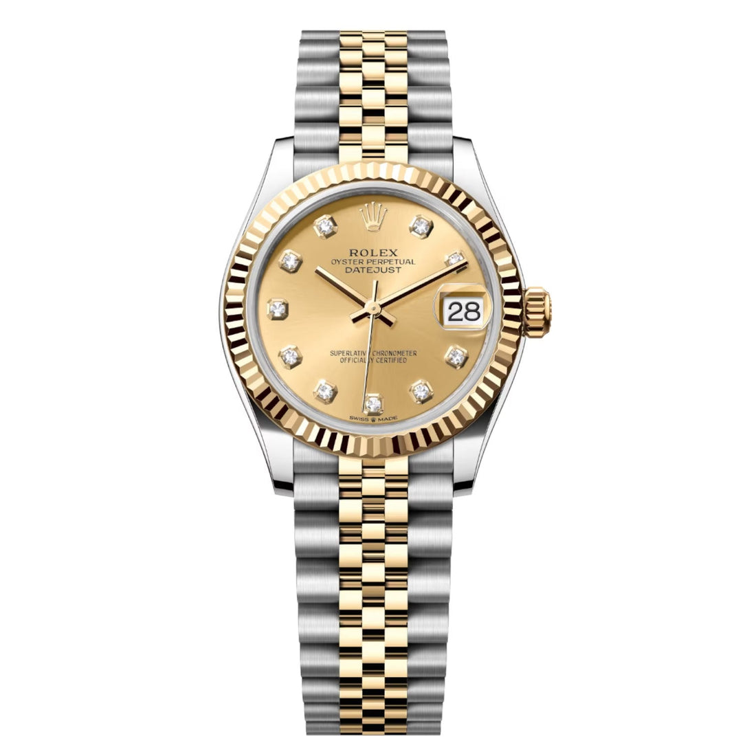 Rolex Datejust Mirror Original 31 mm Metal Bracelet Women's Watch