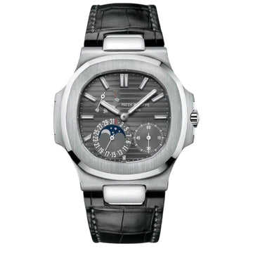 Patek Philippe Aquanaut Black Dial 41 mm Black Strap Men's Watch (Ref. V1)