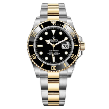 Rolex Submariner Black Dial 41 mm Metal Bracelet Men's Watch (Ref. 075)