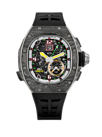 Richard Mille RM 62-01 Tourbillon Vibrating Alarm Watch Carbon TPT Case Skeleton Dial Super Clone