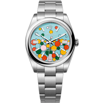 Rolex Perpetual 41 mm Metal Bracelet Men's Watch (Ref. 055)