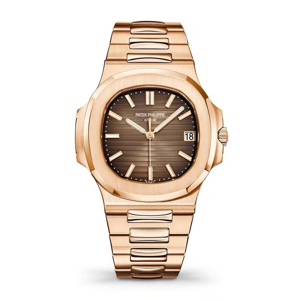 Patek Philippe Nautilus Brown Dial 41 mm Stainless Steel Bracelet Men's Watch