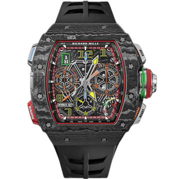 Richard Mille, RM 65-01, Skeleton Dial, Chronograph, Carbon, 50mm