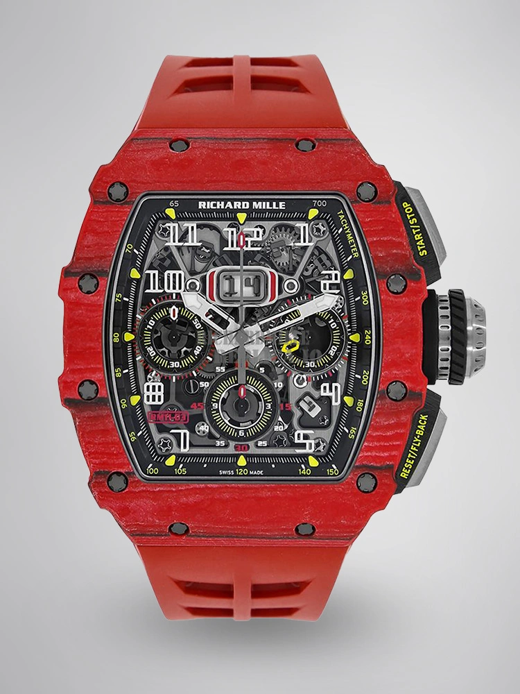 Richard Mille RM 11-03 Red Carbon Fiber Full Skeleton RMAC3 Automatic Replica Watch