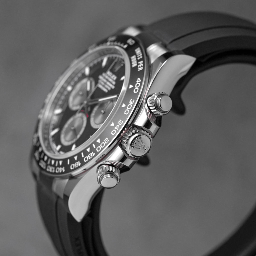 Rolex Daytona Rubber Black Dial Men's Watch