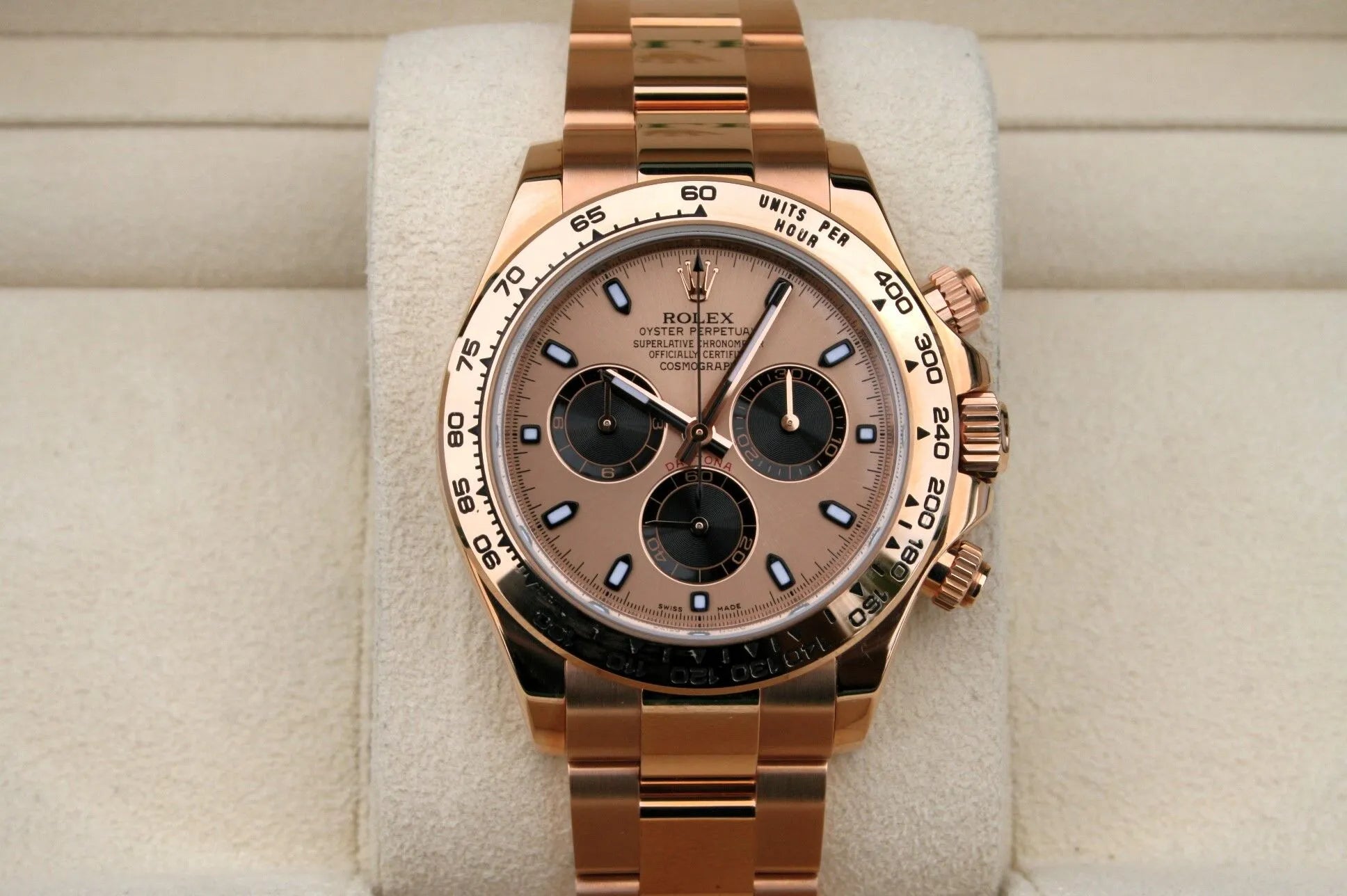Rolex Daytona 44 mm Metal Bracelet Men's Watch (Ref. 093)