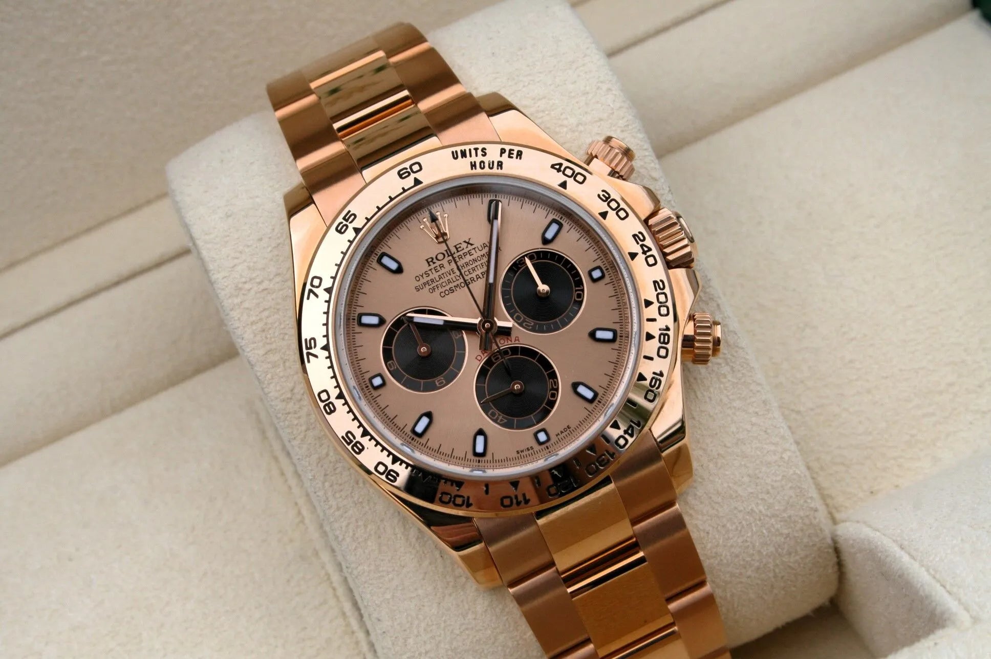 Rolex Daytona 44 mm Metal Bracelet Men's Watch (Ref. 093)