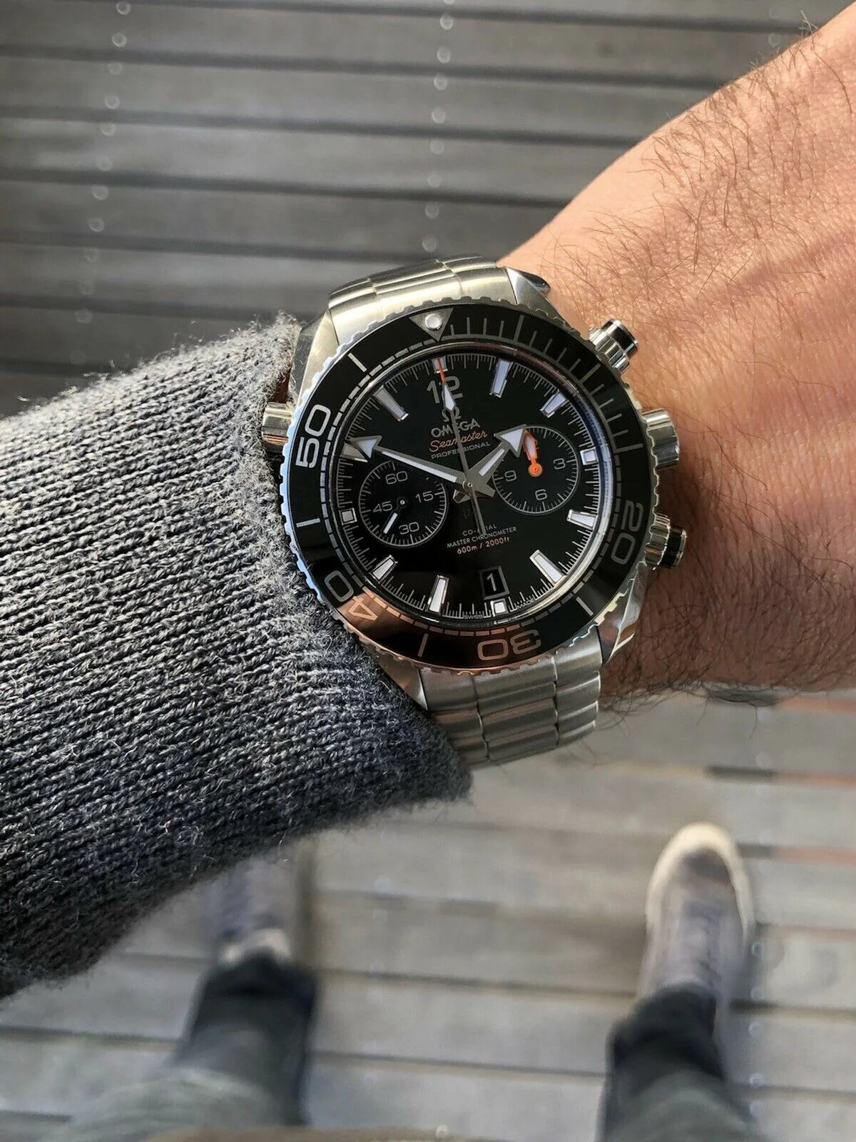 Omega Seamaster Mirror Original Stainless Steel Bracelet Watch (Ref. V1)