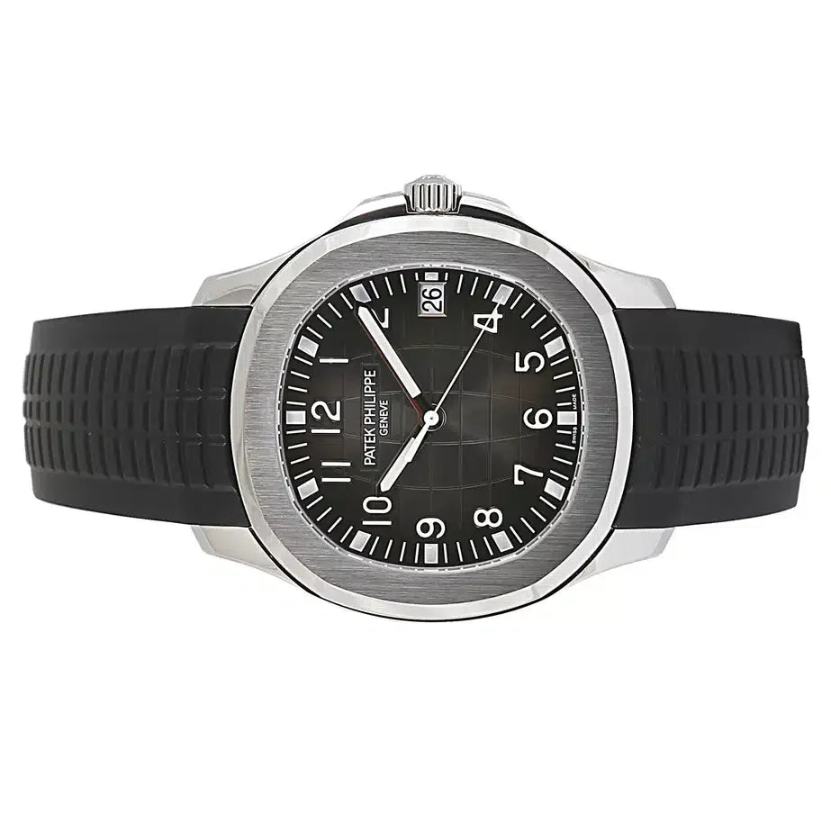 Patek Philippe Aquanaut Black Dial 41 mm Rubber Strap Men's Watch
