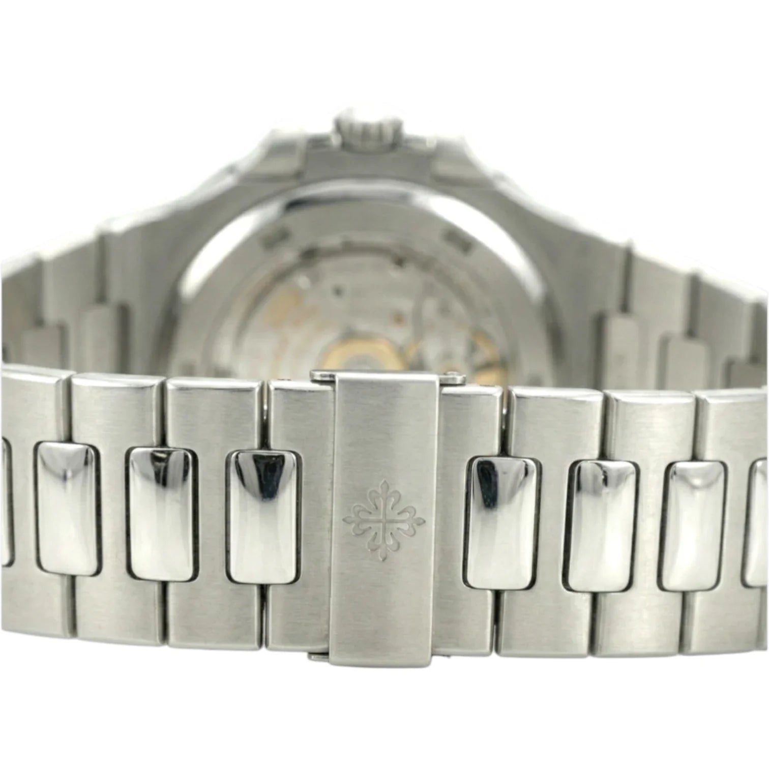 Patek Philippe Nautilus White Dial 41 mm Rubber Strap Men's Watch