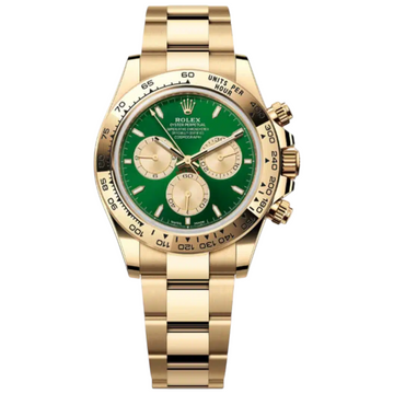 Rolex Daytona Green Dial 43 mm Metal Bracelet Men's Watch (Ref. 095)