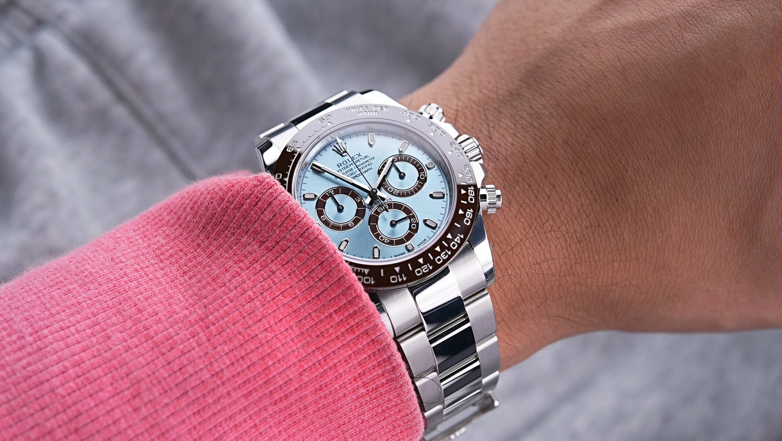 Rolex Daytona Metal Bracelet Men's Watch (Ref. 102)