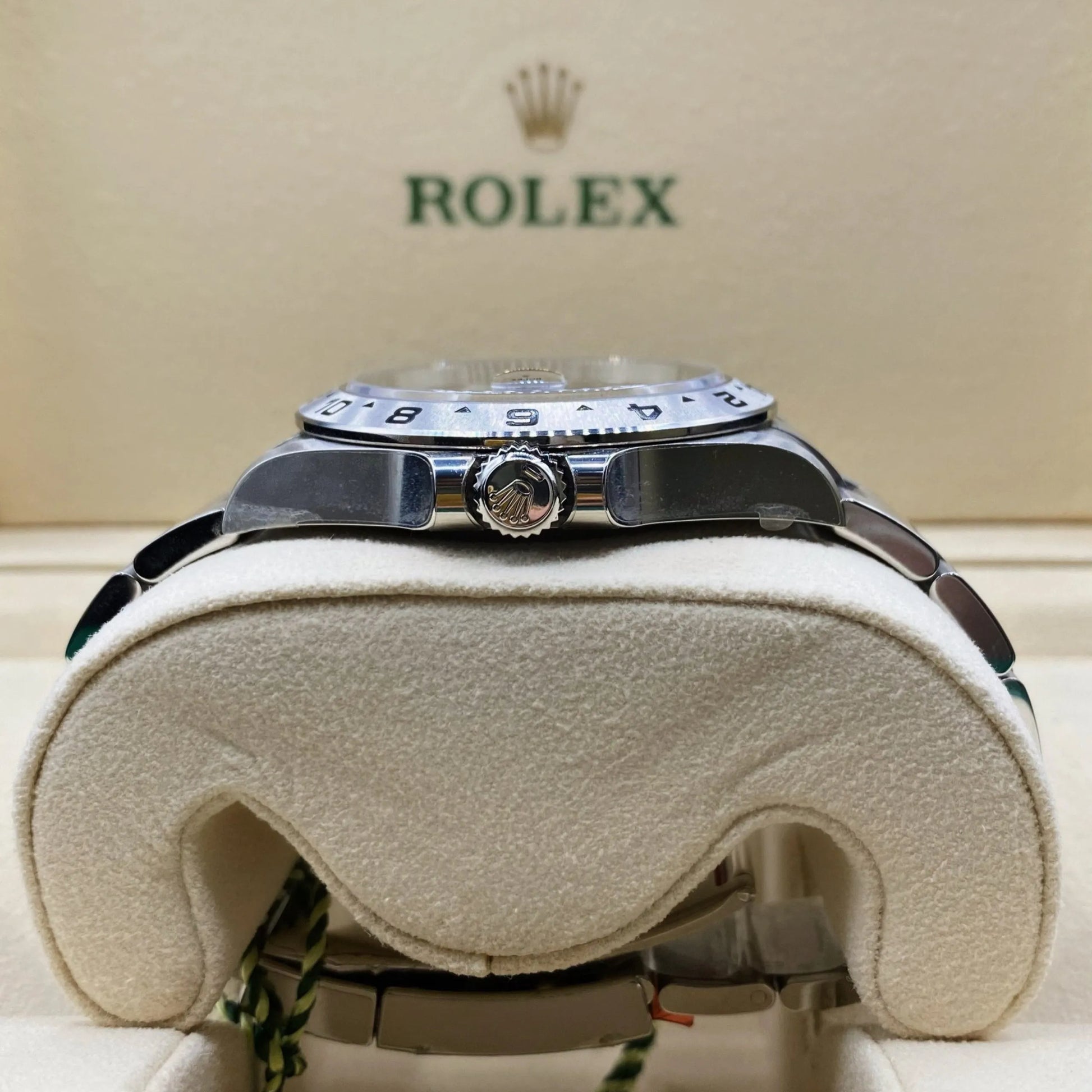 Rolex Explorer II Black Dial Metal Bracelet Men's Watch