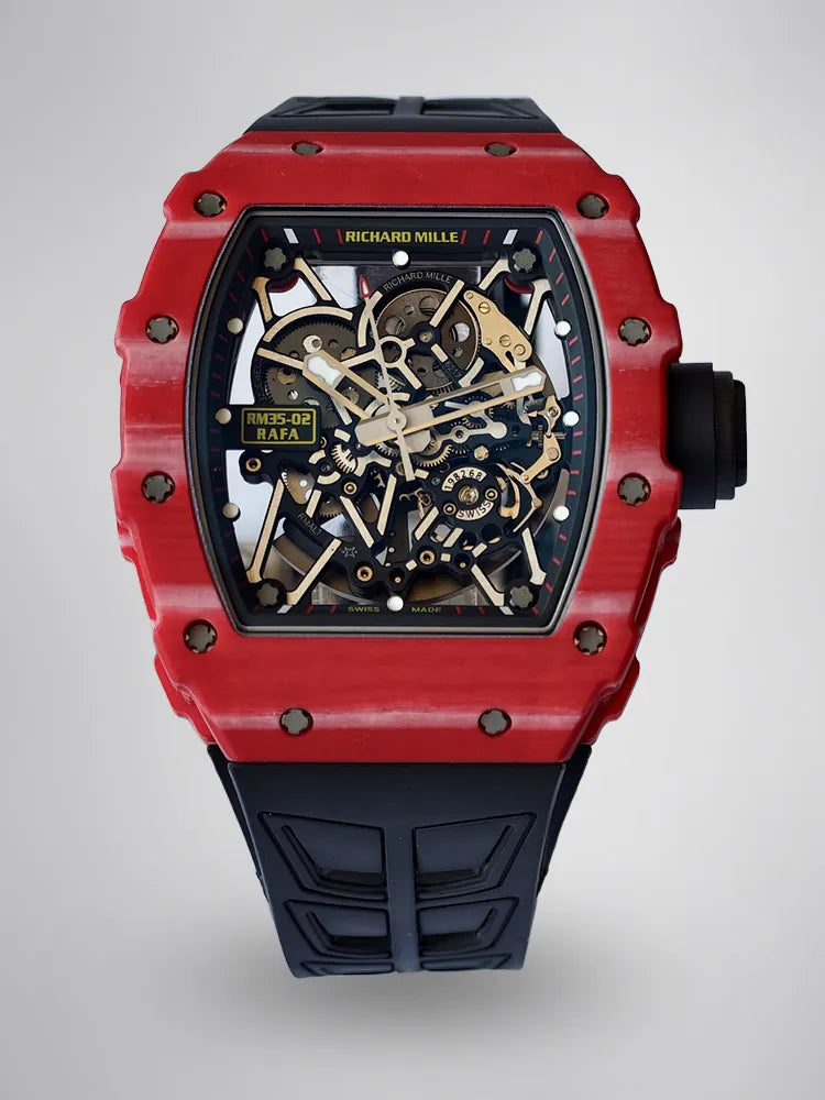 UMI Super Clone Richard Mille RM 35-02 “Free Sprung” Rafael Nadal NTPT Carbon Automatic Watch