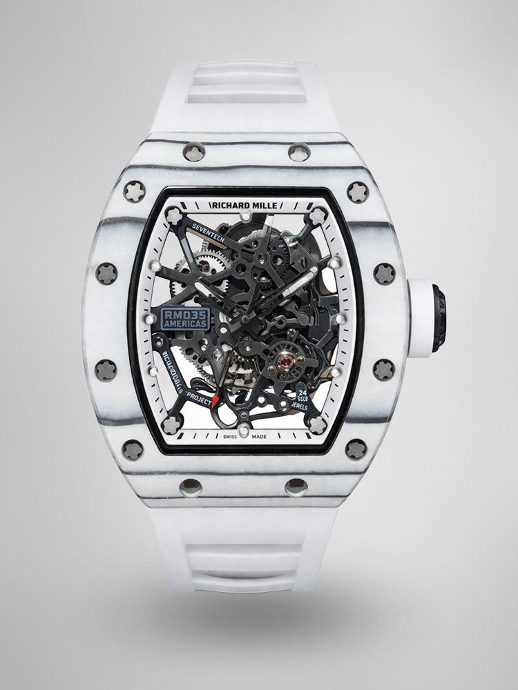 Richard Mille RM 035 Rafael Nadal Americas Full Skeleton Automatic Swiss Movement Replica Watch