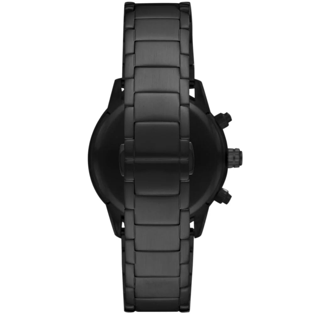 Emporio Armani Black Dial 43 mm Metal Bracelet Men's Watch AR11242